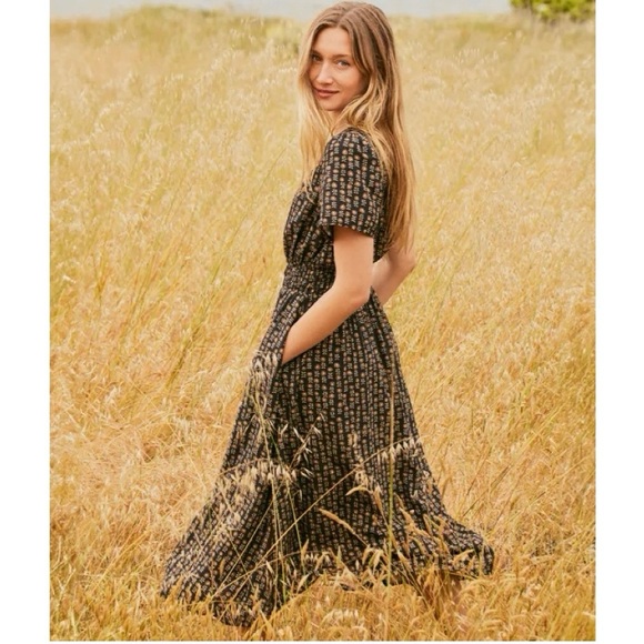 Marine Layer Dresses & Skirts - Marine Layer Annika Floral Midi Dress